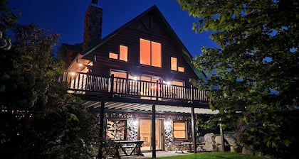🏞New Log Cabin*Perfect Location by Devil's Lake*Close to Dells*Ski*Fireplace*🏕