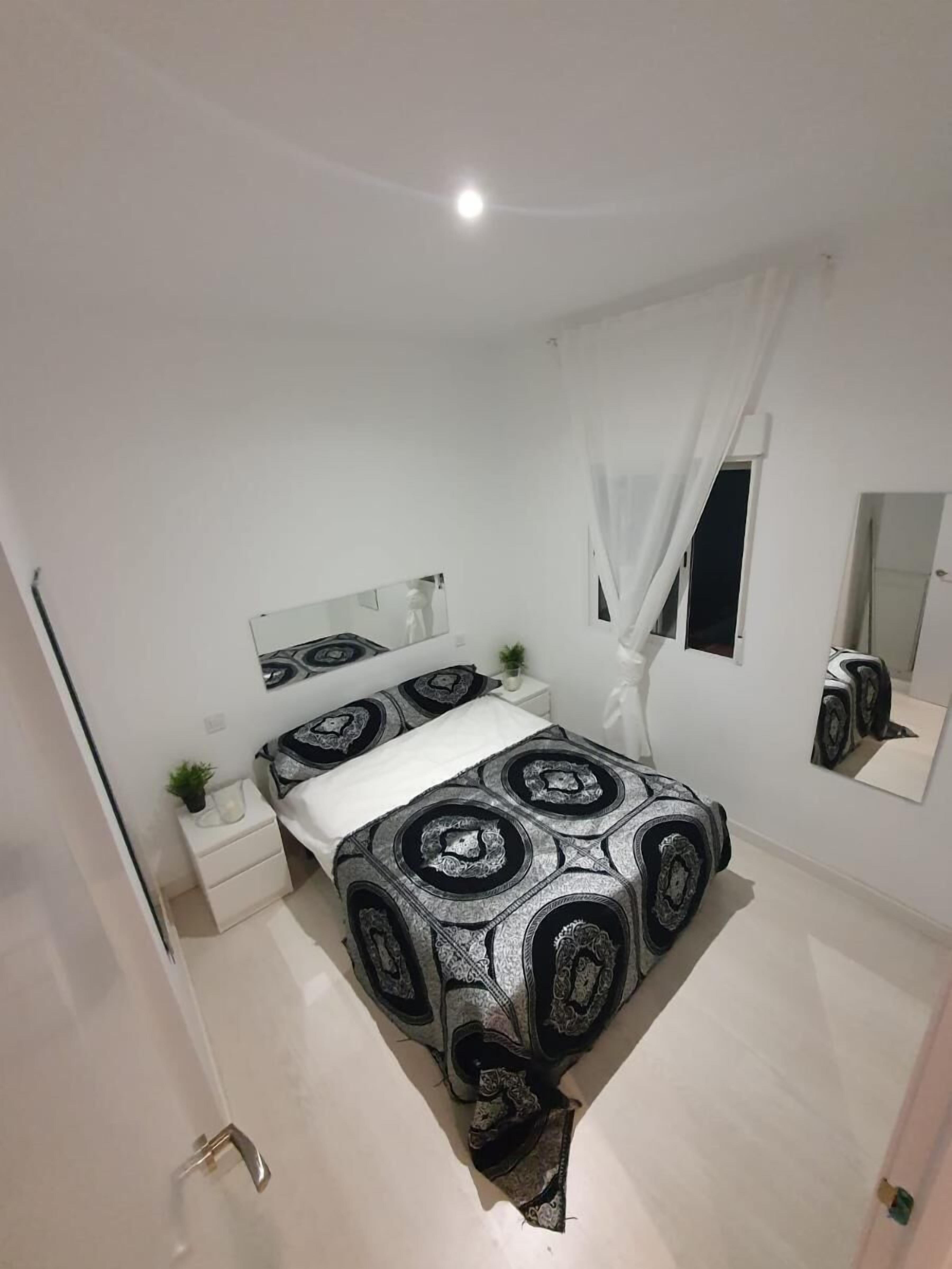 1 bedroom, iron/ironing board, bed sheets