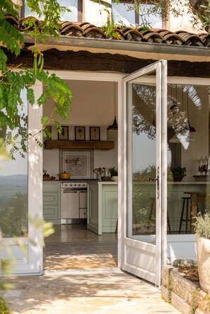 Terrace/patio - L'Olivette de Callian - Provence Home with Panoramic View (Callian)