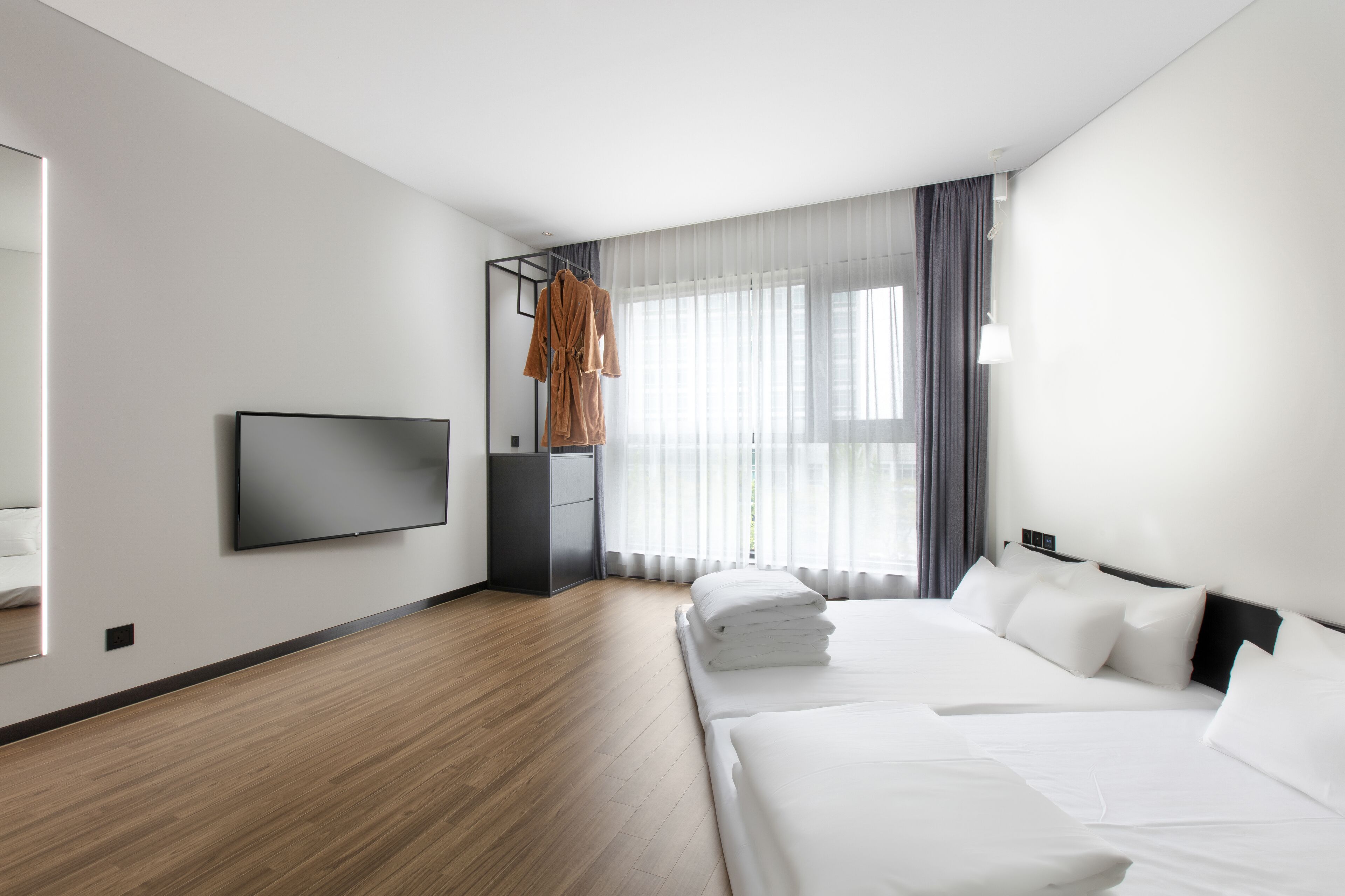 premium bedding, down duvets, memory-foam beds, free wifi