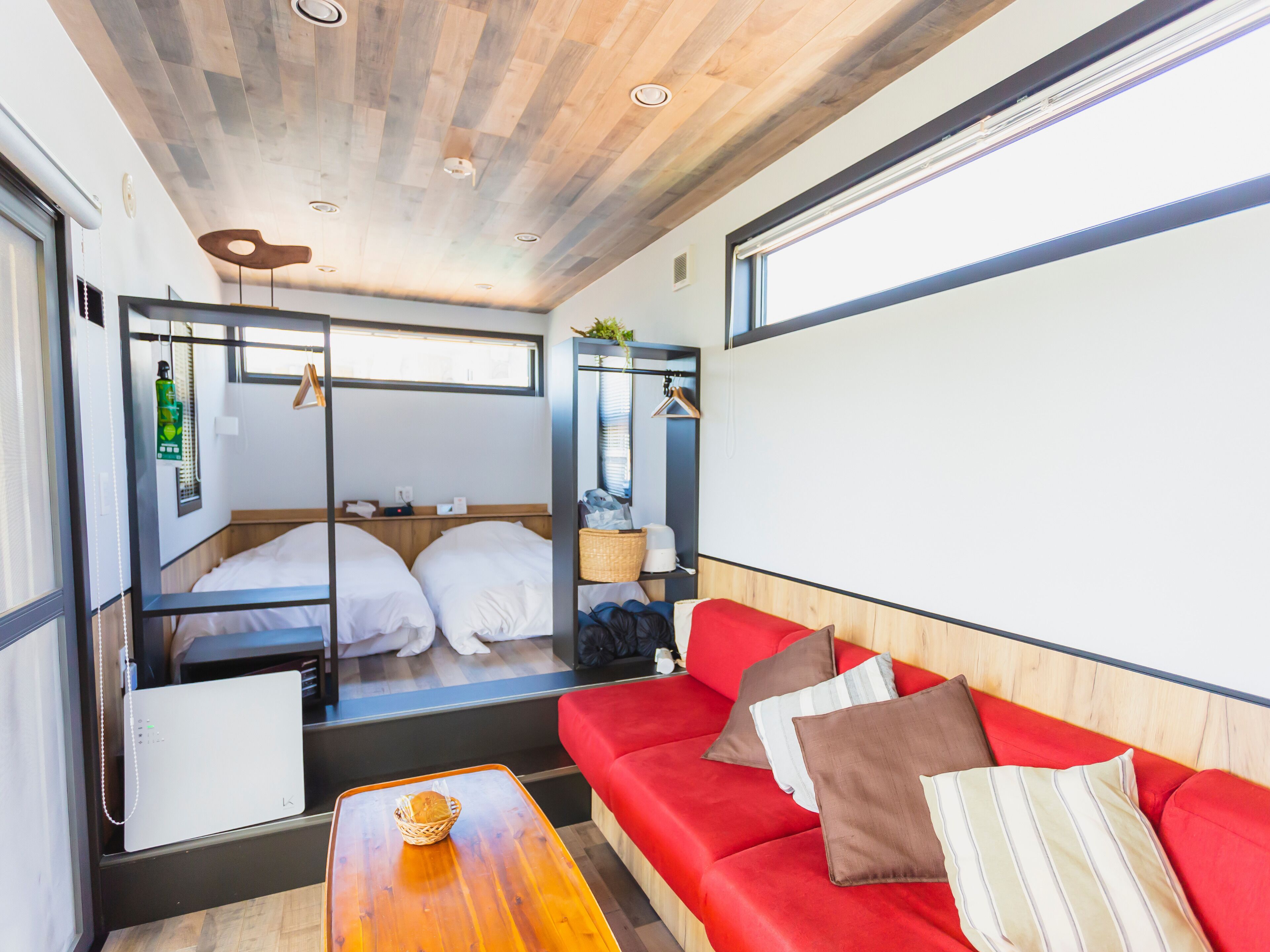 บ้านพัก, ปลอดบุหรี่ (Glamping, Trailer) | ตู้นิรภัยในห้องพัก, ห้องพักตกแต่งอย่างมีเอกลักษณ์, ตกแต่งพิเศษโดยเฉพาะ