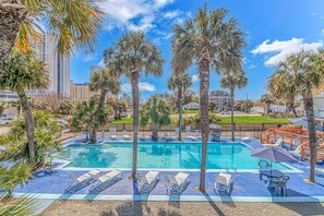 Outdoor pool - Sun Fun Motel (Myrtle Beach)