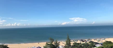 Vista a la playa o el mar