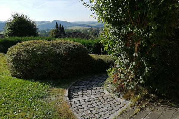 Ferienhaus Nienaber (Grafenau)-Ausblick von Haustür