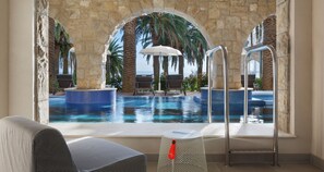 Deluxe Junior Suite, Swim-up Pool | View from room - Bluesun Hotel Jadran (Tucepi)