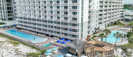 Indoor pool, a heated pool