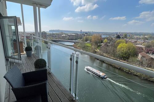Two Bedroom Duplex | Vue depuis le balcon