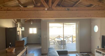 Chalet GRUISSAN 10 Personnes, 4 Chambres (7 lits) : Confort & vue
sur mer