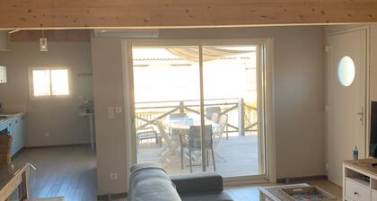 Chalet GRUISSAN 10 Personnes, 4 Chambres (7 lits) : Confort & vue
sur mer