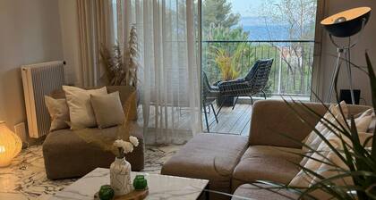 Appartement terrasse vue mer ensoleillé