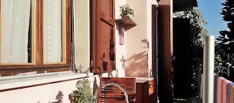 Garden apartment in duplex