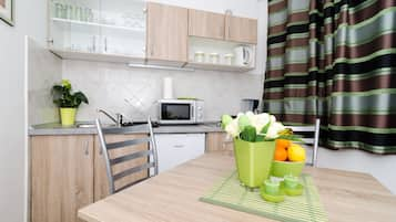 Studio (Studio Apartment) | Private kitchenette | Fridge, electric kettle