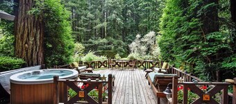 Tranquil Retreat on Austin Creek, Surrounded by Forest Views