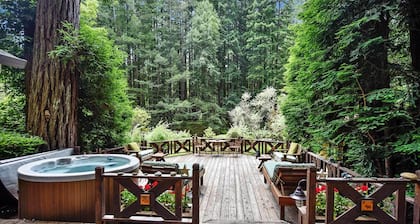 Tranquil Retreat on Austin Creek, Surrounded by Forest Views