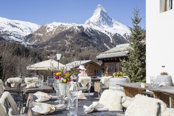 Terrace/patio - Chalet Eggen (Zermatt)