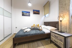 Departamento básico | 1 habitación, sábanas de algodón egipcio y ropa de cama de alta calidad