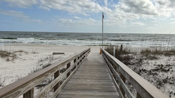On the beach