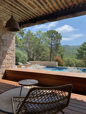 A heated pool - CASA ALTI - ARCHITECT'S HOUSE - PORTO VECCHIO (Lecci)