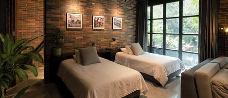 2 bedrooms, in-room safe, iron/ironing board, WiFi