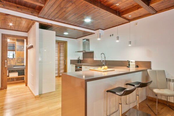 Fridge, microwave, oven, dishwasher - Luderna - Casa Val de Ruda II (Baqueira)