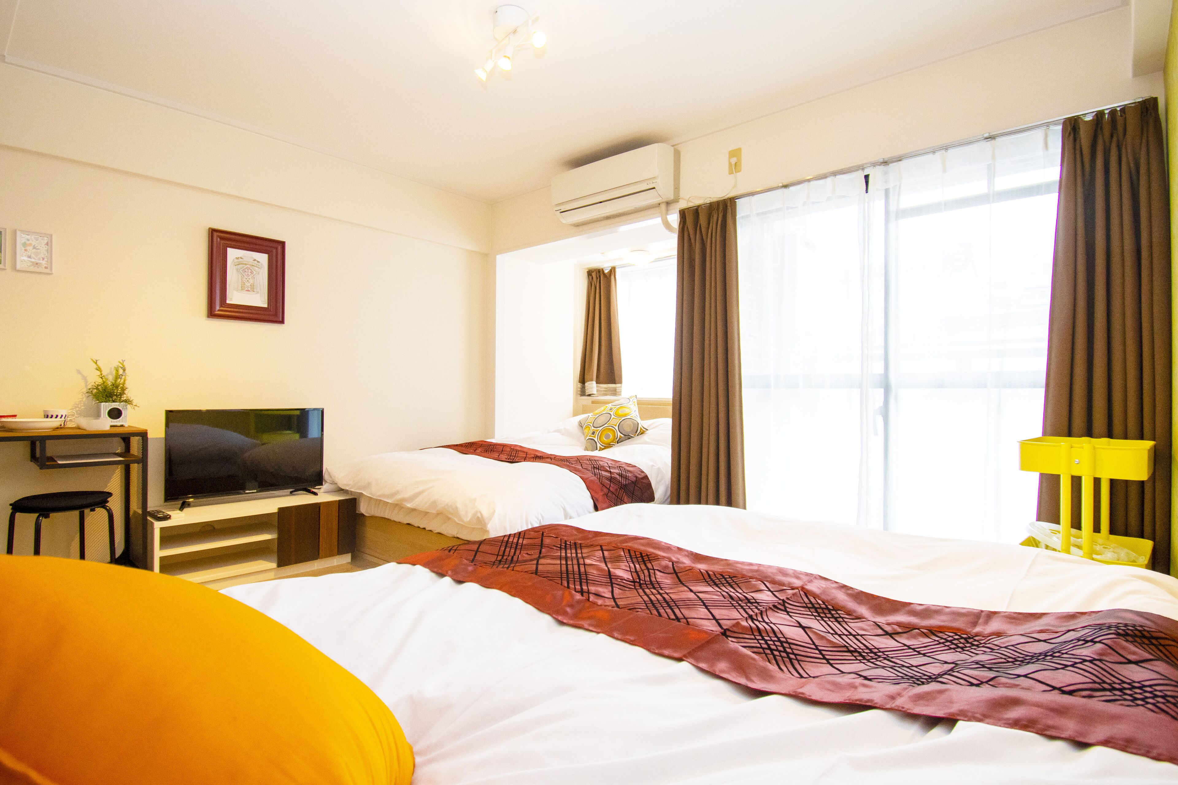 아파트 | 1 개의 침실, 암막 커튼, 무료 WiFi, 침대 시트