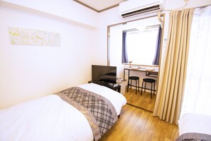 公寓 | 1 多间卧室、遮光窗帘、免费 WiFi、床单