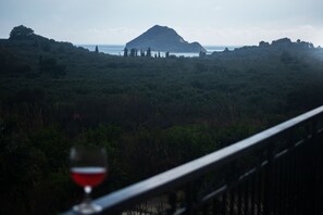 Blick von der Unterkunft