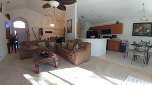 House, 3 Bedrooms | Living room | 36-inch TV with cable channels - Mission Park by Florida Star Vacations (Clermont)