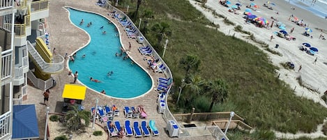 Indoor pool, outdoor pool