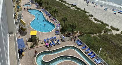 Ocean Front Resort in North Myrtle Beach, Sleeps 6, Directly on the Beach!