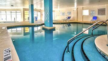 Indoor pool, outdoor pool