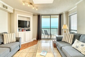 LCD TV, DVD player, books