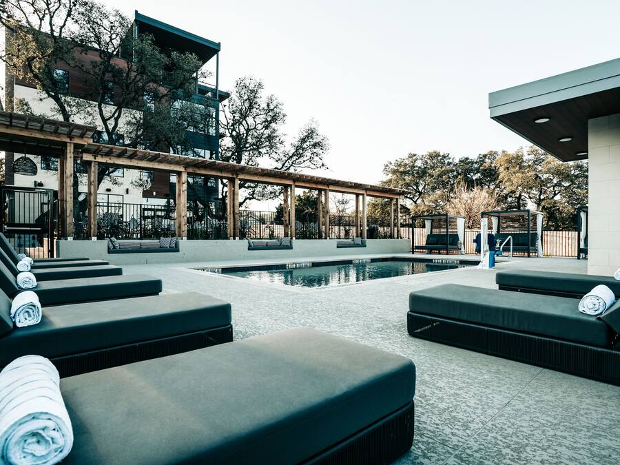 Seasonal outdoor pool, open 8:30 AM to 9:00 PM, sun loungers