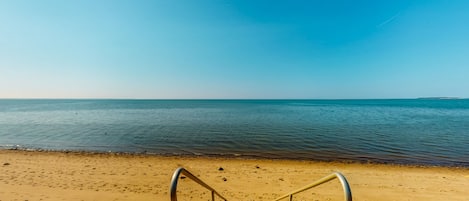 On the beach