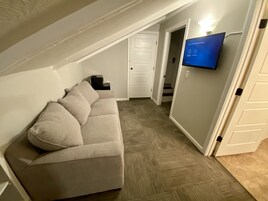 Family Room, 2 Queen Beds, Non Smoking | Living area | 32-inch flat-screen TV with digital channels, TV, streaming services