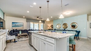 Villa, Multiple Beds | Private kitchen