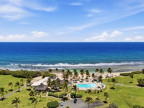 Sun loungers, beach towels