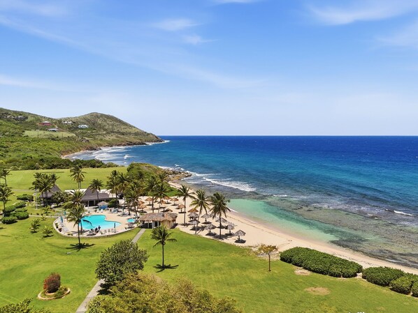 Sun loungers, beach towels