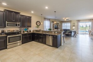 Villa, Multiple Beds | Private kitchen