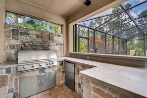 Villa, Multiple Beds | Private kitchen