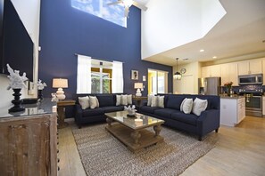 House, Multiple Beds | Living room