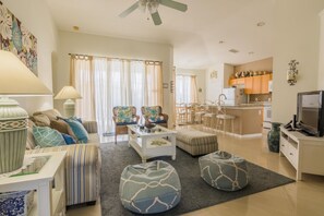 Ferienhaus, 4 Schlafzimmer | Wohnzimmer