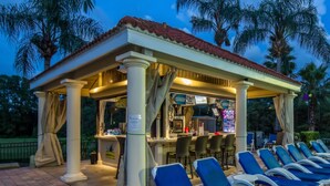 Poolside bar