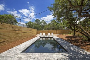 Una piscina riscaldata