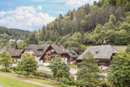 Apartment "Am Wehrastrand 5" in a Spa Town in the Southern Black Forest with Mountain View