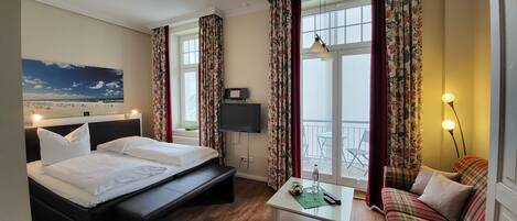 2 habitaciones, caja de seguridad en la habitación y cuna de viaje