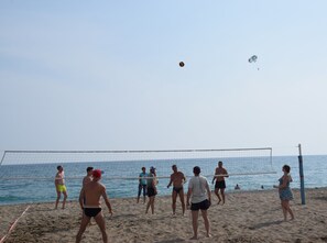 Beach nearby, white sand, beach shuttle, beach cabanas