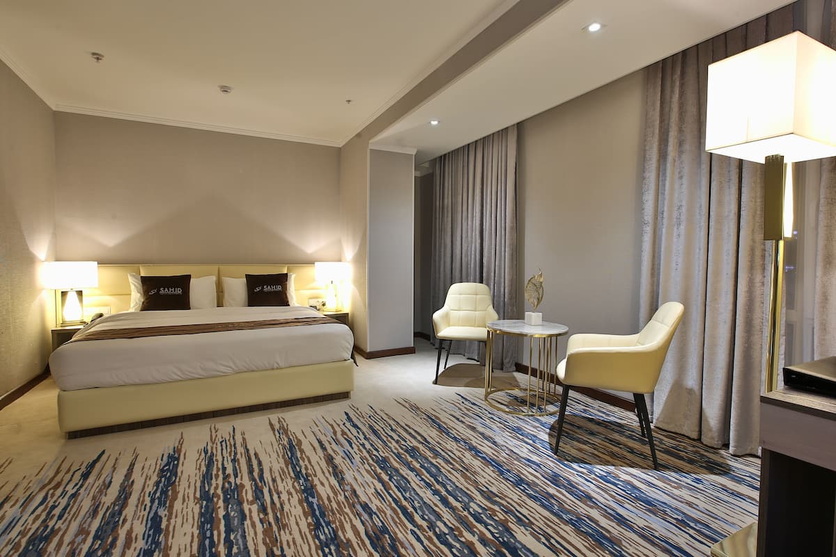 Deluxe tweepersoonskamer | 1 slaapkamer, lakens van Egyptisch katoen, luxe beddengoed