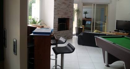 Villa with indoor pool guest rooms