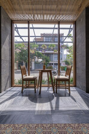 Sala de estar en el lobby
